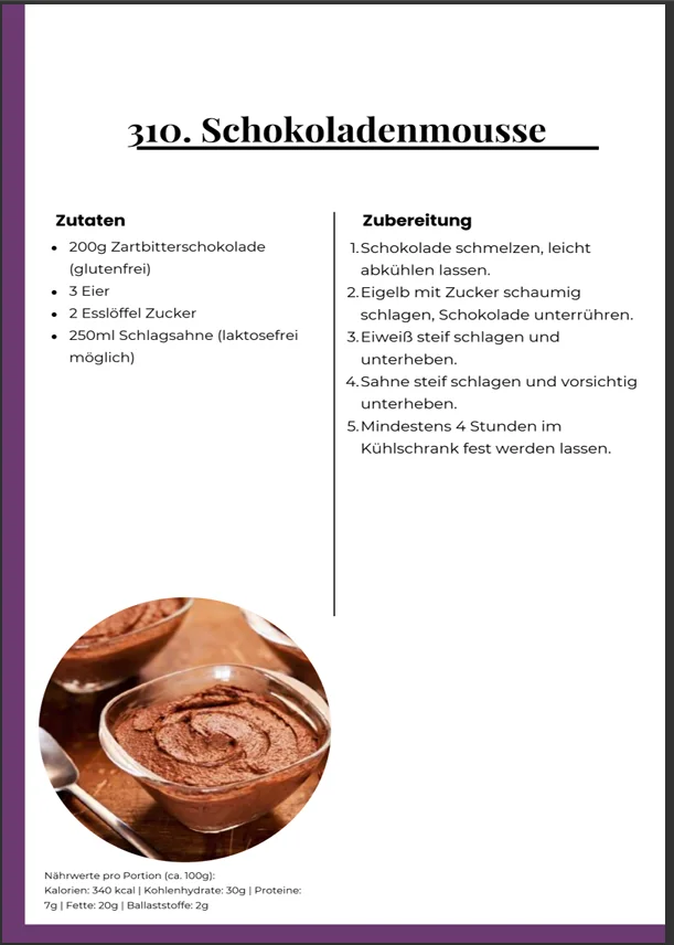 Buchvorschau — Rezeptseite 5